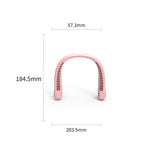 F2 USB 야외 휴대용 목걸이 선풍기, 화이트, 핑크, 블루, 그린