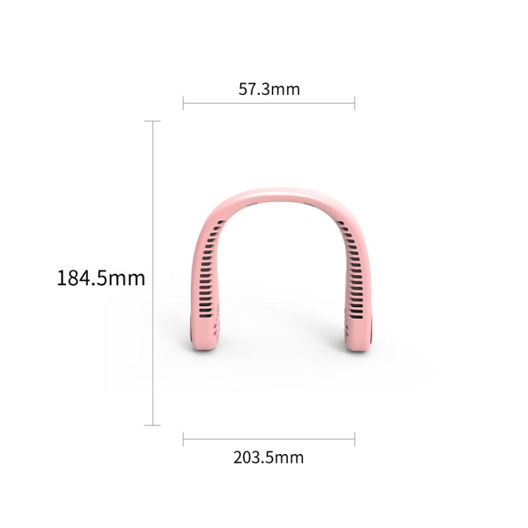 F2 USB 야외 휴대용 목걸이 선풍기, 화이트, 핑크, 블루, 그린