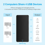 USB 2.0 다기능 2 입력 4 출력 허브