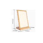 대나무 원목 분리형 쥬얼리 보관 전시대, 블랙, 화이트, 베이지