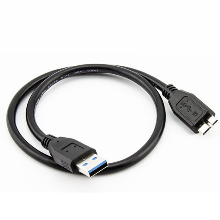 USB 3.0 남성 to 마이크로 USB HDD 데이터 케이블 외장 모바일 HDD용, 케이블 길이: 1.8m