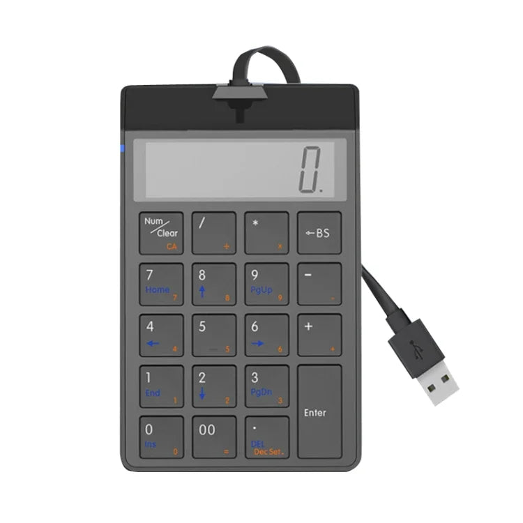 Sunreed SKB886S 19키 유선 키패드 디지털 USB 인터페이스 포함, 케이블 길이: 1.5m, 유선 화이트, 유선 블랙