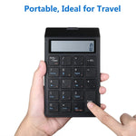 Sunreed SKB886S 19키 유선 키패드 디지털 USB 인터페이스 포함, 케이블 길이: 1.5m, 유선 화이트, 유선 블랙