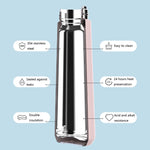 Saylee 304 스테인리스 휴대용 보온컵, 350ml, 420ml