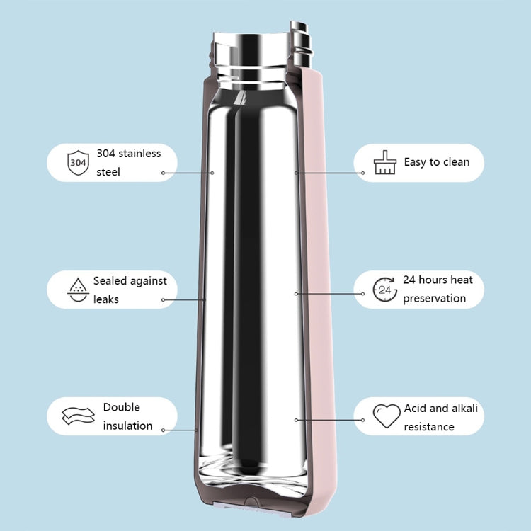 Saylee 304 스테인리스 휴대용 보온컵, 350ml, 420ml