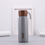 섬세한 304 스테인리스 우드 그레인 보온컵, 400ml, 500ml
