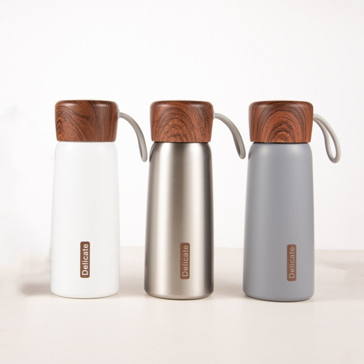 섬세한 304 스테인리스 우드 그레인 보온컵, 400ml, 500ml