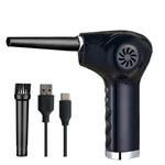WD-1819 고출력 USB 휴대용 컴퓨터 키보드 먼지 제거기, 배터리 용량:, 6000mAh (블랙), 10000mAh (블랙)