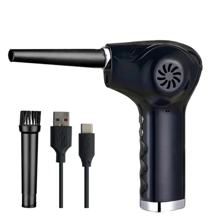 WD-1819 고출력 USB 휴대용 컴퓨터 키보드 먼지 제거기, 배터리 용량:, 6000mAh (블랙), 10000mAh (블랙)