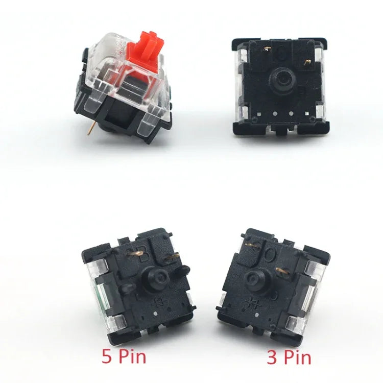 10개입 Gateron G 축 블랙 바닥 투명 축 커버 축 스위치, 스타일:, G3 풋 (블랙 축), G3 풋 (레드 축), G3 풋 (티 축), G3 풋 (블루 축), G3 풋 (화이트 축), G3 풋 (그린 축), G3 풋 (옐로우 축)