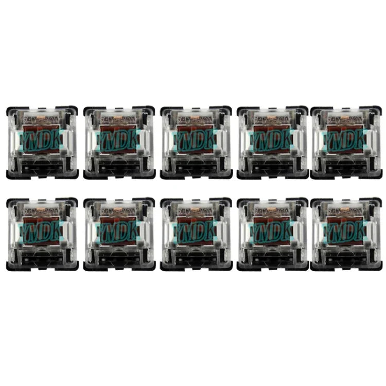 10개입 Gateron G 축 블랙 바닥 투명 축 커버 축 스위치, 스타일:, G3 풋 (블랙 축), G3 풋 (레드 축), G3 풋 (티 축), G3 풋 (블루 축), G3 풋 (화이트 축), G3 풋 (그린 축), G3 풋 (옐로우 축)