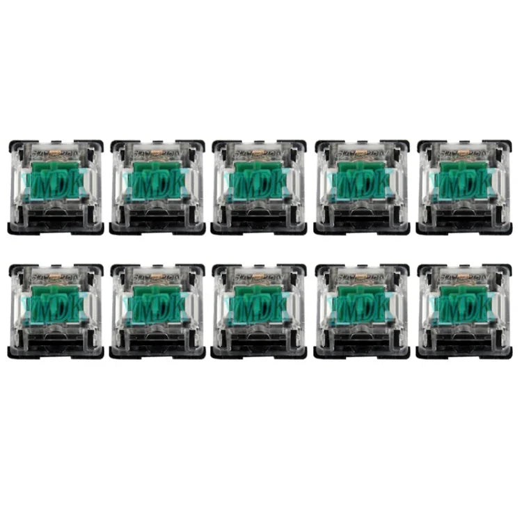 10개입 Gateron G 축 블랙 바닥 투명 축 커버 축 스위치, 스타일:, G3 풋 (블랙 축), G3 풋 (레드 축), G3 풋 (티 축), G3 풋 (블루 축), G3 풋 (화이트 축), G3 풋 (그린 축), G3 풋 (옐로우 축)