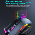 IMICE T70 8-Button 7200DPI RGB Lighting Programmable Wired Gaming Mouse, Cable Length: 1.8m, T70