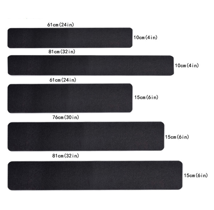 15개입 PEVA 고무 무자국 논슬립 스텝 테이프, 크기: 10 x 60cm, 10 x 81cm, 15 x 61cm, 15 x 76cm, 15 x 81cm