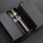 101-500ML 보온 컵 차 물 분리형 찻잔, 스타일:, 스테인리스 검정, 스테인리스 커피, 스테인리스 회색, 검정+선물 상자, 커피+선물 상자, 회색+선물 상자, 유리 검정+선물 상자, 유리 커피+선물 상자, 유리 회색+선물 상자