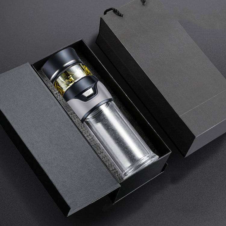 101-500ML 보온 컵 차 물 분리형 찻잔, 스타일:, 스테인리스 검정, 스테인리스 커피, 스테인리스 회색, 검정+선물 상자, 커피+선물 상자, 회색+선물 상자, 유리 검정+선물 상자, 유리 커피+선물 상자, 유리 회색+선물 상자