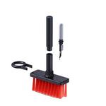 5-in-1 이어버드 클리닝 펜 + 키보드 클리닝 브러시 + 키캡 풀러 2개 세트, 화이트, 레드 화이트, 레드 블랙