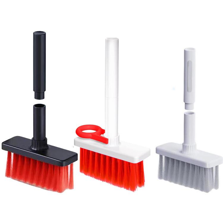 5-in-1 이어버드 클리닝 펜 + 키보드 클리닝 브러시 + 키캡 풀러 2개 세트, 화이트, 레드 화이트, 레드 블랙