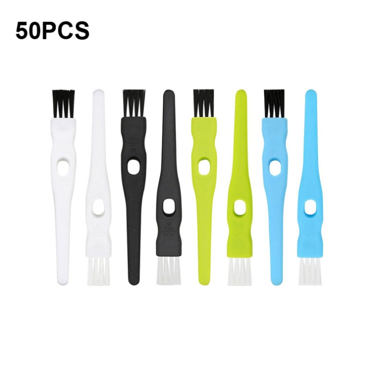 50개 세트 틈새 청소 브러시 마늘 으깨는 솔 커피 머신 브러시, 50개 세트