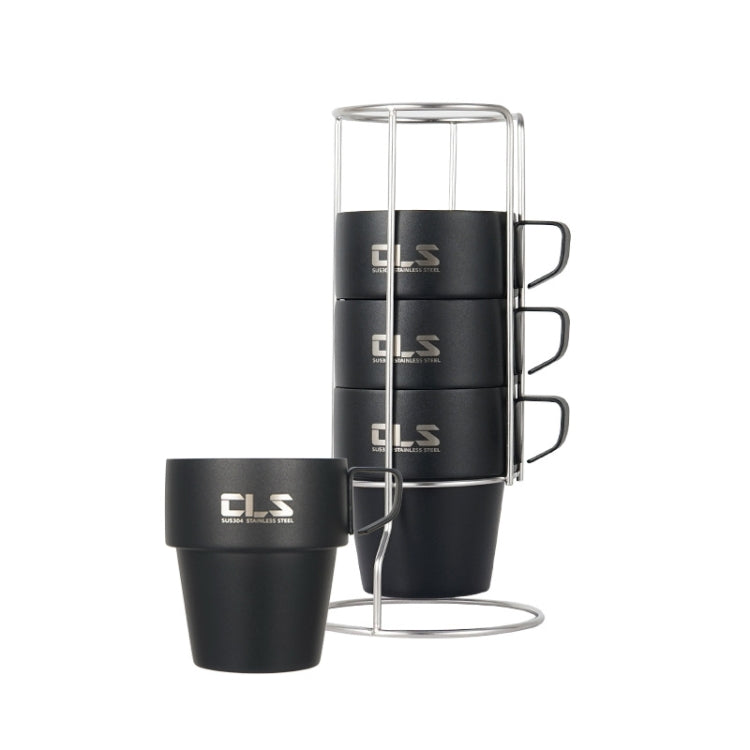 CLS 4 in 1 야외 304 스테인리스 스틸 캠핑 컵