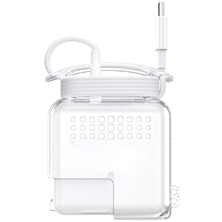 OATSBASF 투명 실리콘 전원 보호 케이스 아이폰 맥북 프로 에어용, 20W, 30W / 29W, 60W / 61W, 85W / 87W / 96W