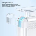 OATSBASF 투명 실리콘 전원 보호 케이스 아이폰 맥북 프로 에어용, 20W, 30W / 29W, 60W / 61W, 85W / 87W / 96W