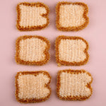 Bread Dish Towel Acrylic Polyester Dish Cloth, 6 PCS / Bag