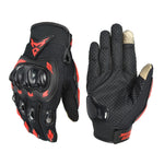 MOTOCENTRIC 13-MC-010 터치 스크린 오토바이 통기성 장갑, M, XL