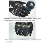 MOTOCENTRIC 13-MC-010 터치 스크린 오토바이 통기성 장갑, M, XL