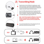 5.0 블루투스 송신기 AUX 수신기 USB 이중 출력 컴퓨터 오디오 어댑터, M136