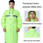 X18 샴쌍둥이 우비 야외 성인용 반사 라이딩 우비, XL, XXL, XXXL, XXXXL