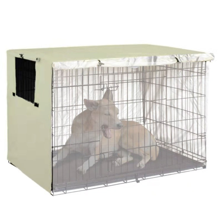 옥스포드 천 애완동물 케이지 커버 야외 가구 방진 방수 자외선 차단 커버, 63.5x48x50cm, 79x50.8x53cm, 94x61x63.5cm, 109x74x76cm, 124.5x79x84cm