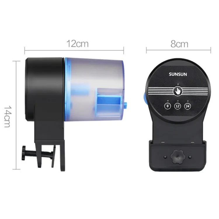 SUNSUN 스마트 타이밍 자동 어항 먹이 급여기, AK-01S, AK-02 USB, AK-03 WIFI