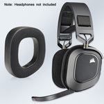 2개입 RGB 헤드폰 케이스 CORSAIR HS80용, 전체 메시, 메시 + 프로틴 스킨, 전체 벨벳, 벨벳 + 프로틴 스킨