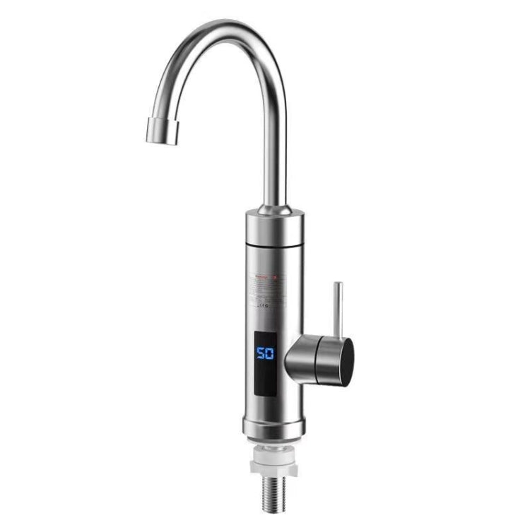 Household Kitchen Electric Hot Water Fauce EU Plug, Style:, Stainless Steel Type, Stainless Steel Universal Pipe Type