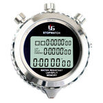 YS 금속 스톱워치 3단 표시 러닝 트레이닝 전자 타이머, 스타일:, YS-510 10 메모리 3단 표시, YS-530 30 메모리 3단 표시, YS-560 60 메모리 3단 표시, YS-5100 100 메모리 3단 표시, YS-5120 120 메모리 3단 표시