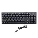 108키 컴퓨터 USB 유선 키보드, 케이블 길이: 1.5m, 아랍어 단일, 러시아어, 프랑스어, 스페인어