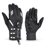 WEST BIKING 사이클링 통기성 긴 손가락 자동 잠금 장갑 버클 포함, M, L, XL, 2XL