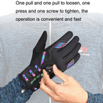 WEST BIKING 사이클링 통기성 긴 손가락 자동 잠금 장갑 버클 포함, M, L, XL, 2XL