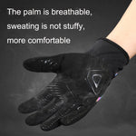WEST BIKING 사이클링 통기성 긴 손가락 자동 잠금 장갑 버클 포함, M, L, XL, 2XL