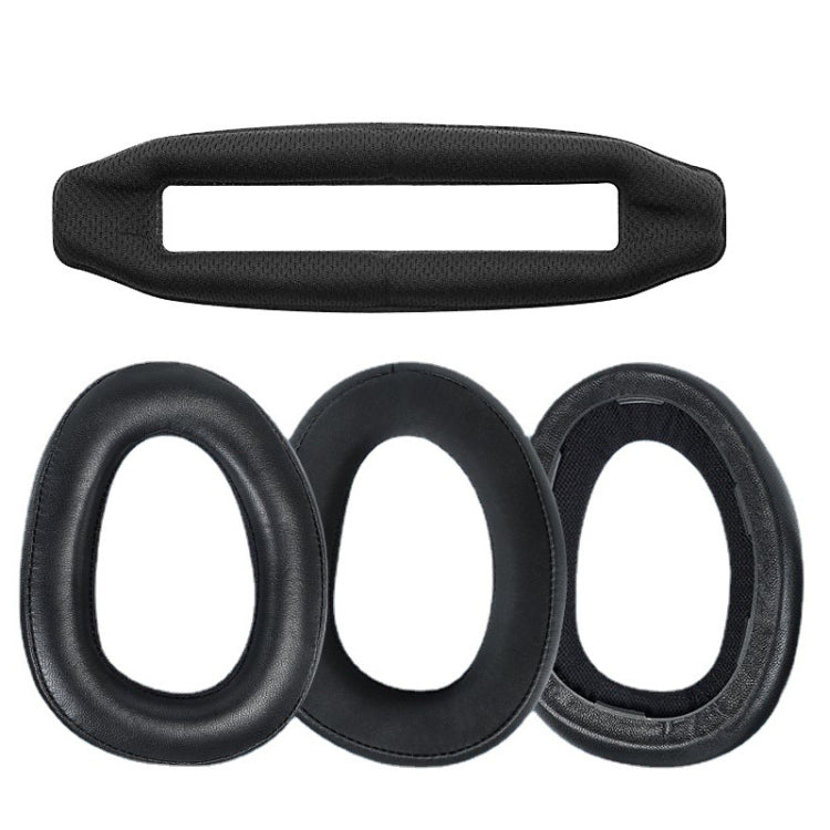 2개입 이어머프 헤드빔 Sennheiser GSP600 GSP500 GSP670용, 스타일:, 헤드빔, 램스킨, 메시 천, 아이스 젤, 나노스플라이싱