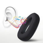 2개입 헤드폰 슬리브 커버 Sennheiser GSP300 GSP370 GSP350용, 스타일:, 프로틴 스킨, 램 가죽, 블랙 헤드빔, 레드 헤드빔, 블루 헤드빔, 메시 천
