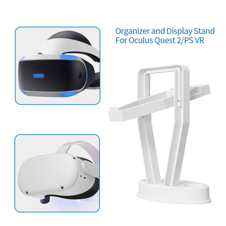 JYS-OC002 Oculus Quest 2용 VR 브래킷 데스크탑 보관 랙, JYS-OC002 화이트, JYS-OC002 블랙