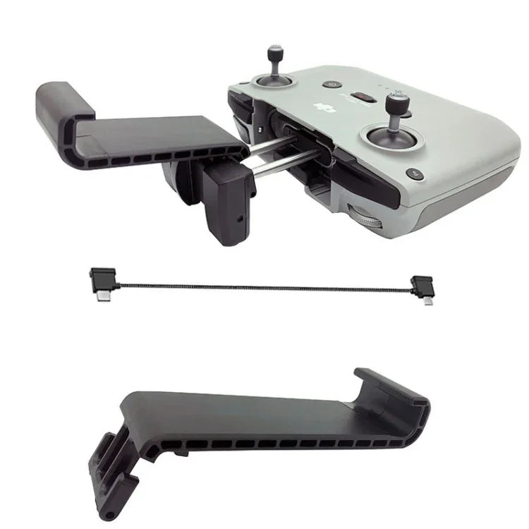 DJI Mavic 3 / Air 2 / Air 2S / Mini 2용 리모컨 태블릿 확장 브래킷, 스타일: 소형, 대형, 대형+애플 라인, 대형+타입-C 라인, 대형+마이크로 라인
