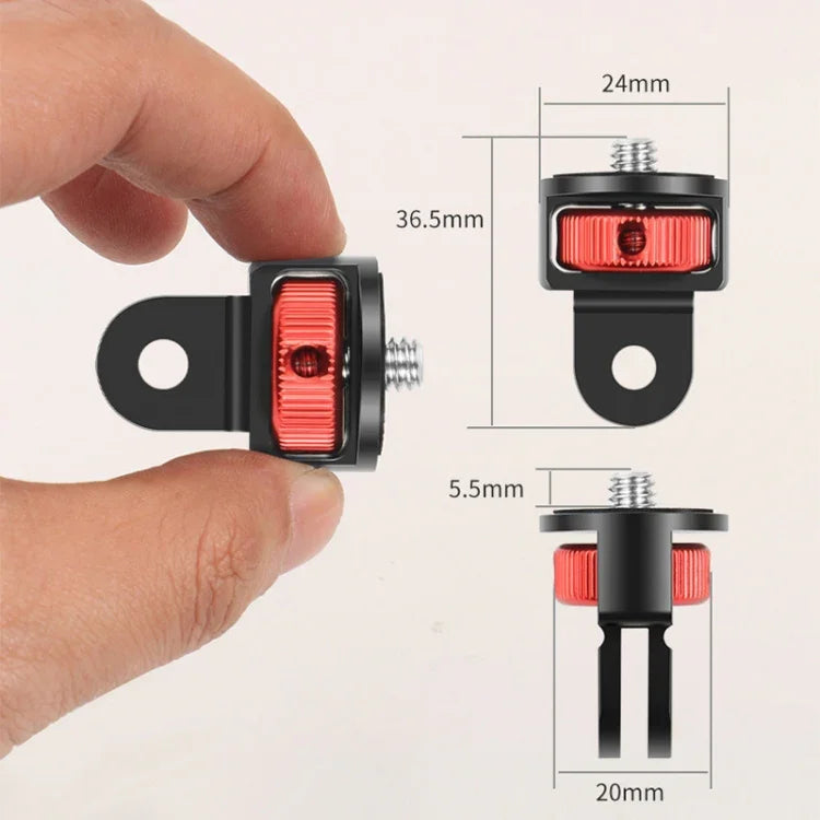 1/4 Inch Screw Converter Tripod Adapter for Gopro 10 9 8 7  /Eken /Insta360 One X R