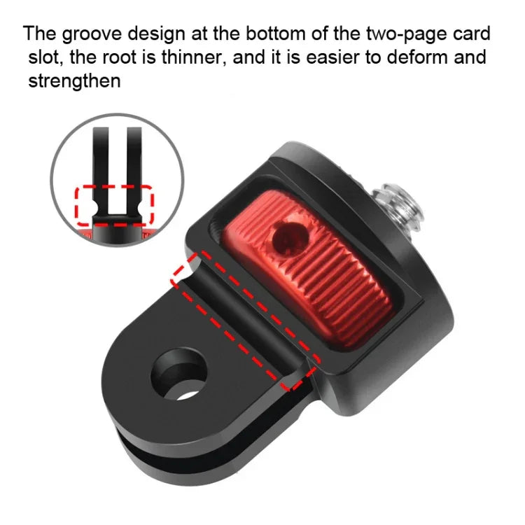 1/4 Inch Screw Converter Tripod Adapter for Gopro 10 9 8 7  /Eken /Insta360 One X R