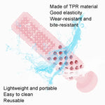 Washing Board Toothpaste Shape Bite Toys TPR Dog Teething Stick, Washing Board Toothpaste Shape, Washing Board Toothpaste Shape Light Blue, Washing Board Toothpaste Shape Pink