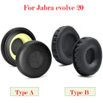 1쌍 헤드폰 커버 Jabra Evolve 20 20SE 30 30II 40 65 65+용, 오리지널, 프로틴 스킨