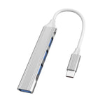 4 in 1 미니 다기능 확장 도킹, 사양: Type-C/USB-C 3.0 (실버), Type-C/USB-C 3.0 (실버), Type-C/USB-C 3.0 (그레이), Type-C/USB-C 3.0 (핑크), USB 3.0 (실버), USB 3.0 (그레이), USB 3.0 (핑크)