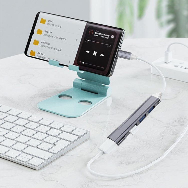 4 in 1 미니 다기능 확장 도킹, 사양: Type-C/USB-C 3.0 (실버), Type-C/USB-C 3.0 (실버), Type-C/USB-C 3.0 (그레이), Type-C/USB-C 3.0 (핑크), USB 3.0 (실버), USB 3.0 (그레이), USB 3.0 (핑크)